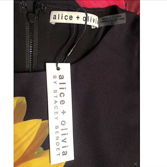 ALICE + OLIVIA Clyde A-Line Shift Dress - Picture 11 of 15